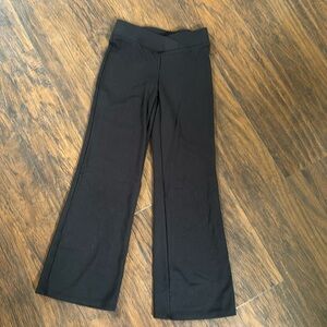 H&M Girls Black Flare Yoga Pants